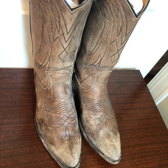 Womens Billy Pull On Western Frye Boots - Picture 7 of 8